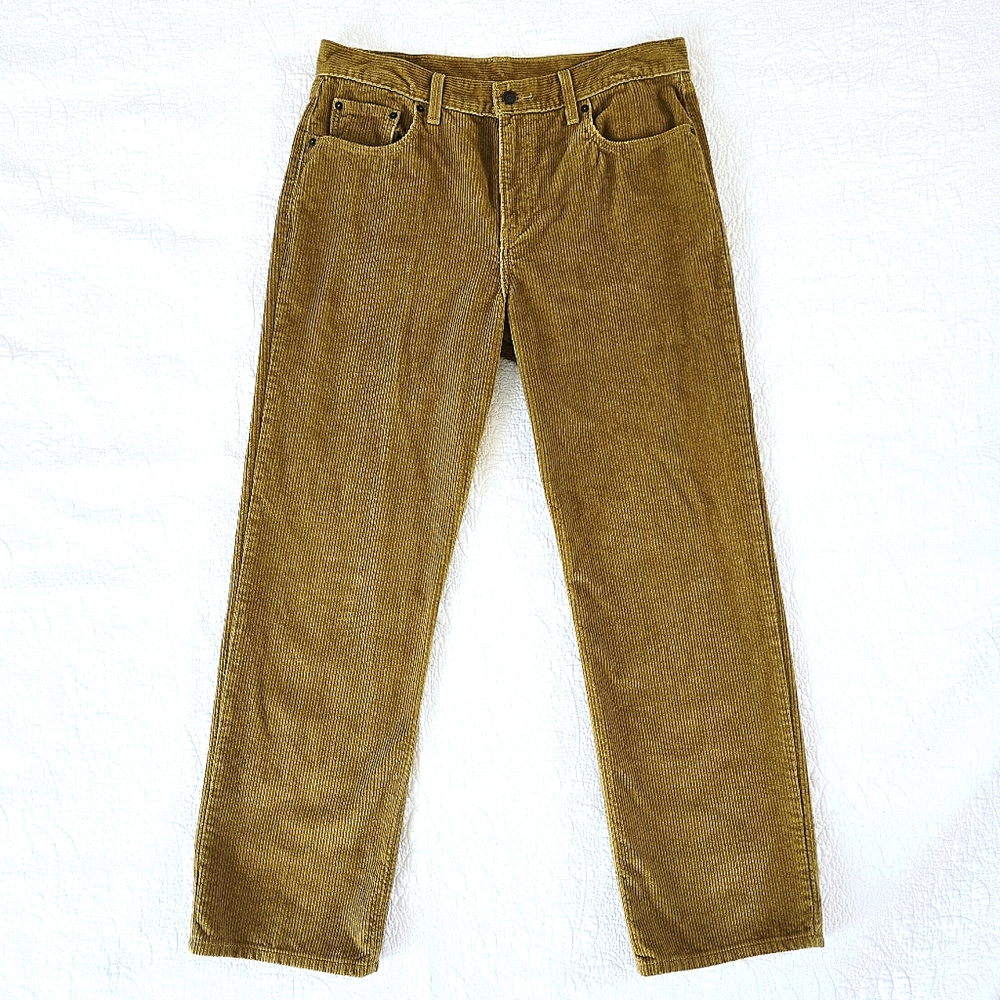 Levi's Brown Corduroy Straight Leg Pants